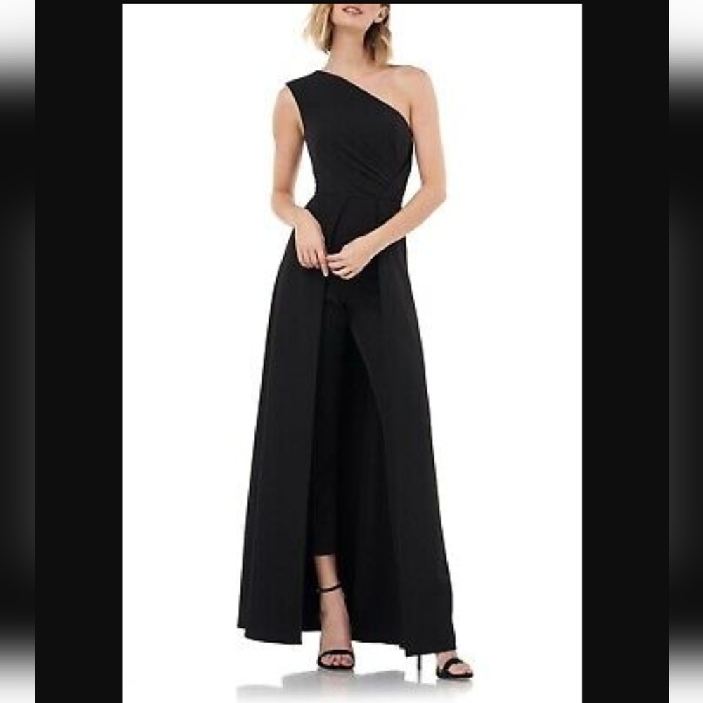 Kay Unger New York Jumpsuit Gown. Black. Size 10